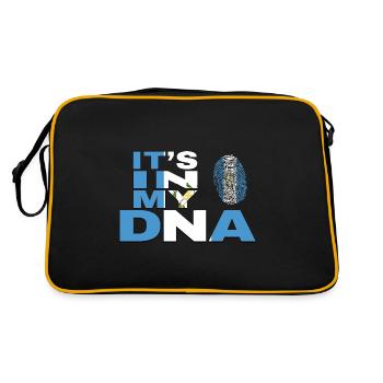 ITS IN MY DNA GUATEMALA FINGER - Sac Retro - noir/or - Dos