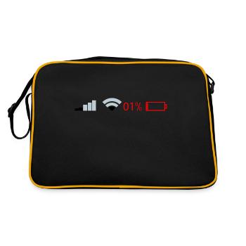 Wi-Fi - Retro Bag - black/gold - Back