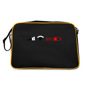 wifi - Sac Retro - noir/or - Dos