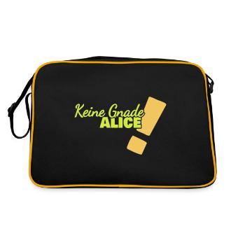 Drôle d’Alice - Sac Retro - noir/or - Dos
