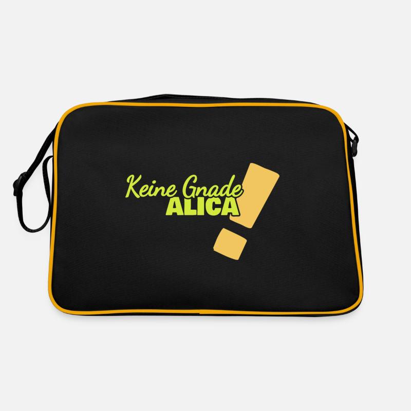 Alica als Lustig Retro Tasche