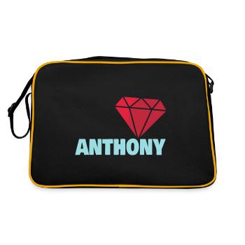 Anthony as Noble - Retro Bag - black/gold - Back
