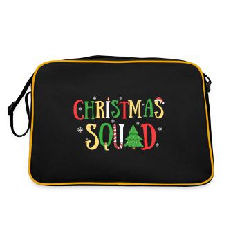 Christmas Squad 2020 Christmas Quote Noel 2020 - Retro Bag - black/gold - Back