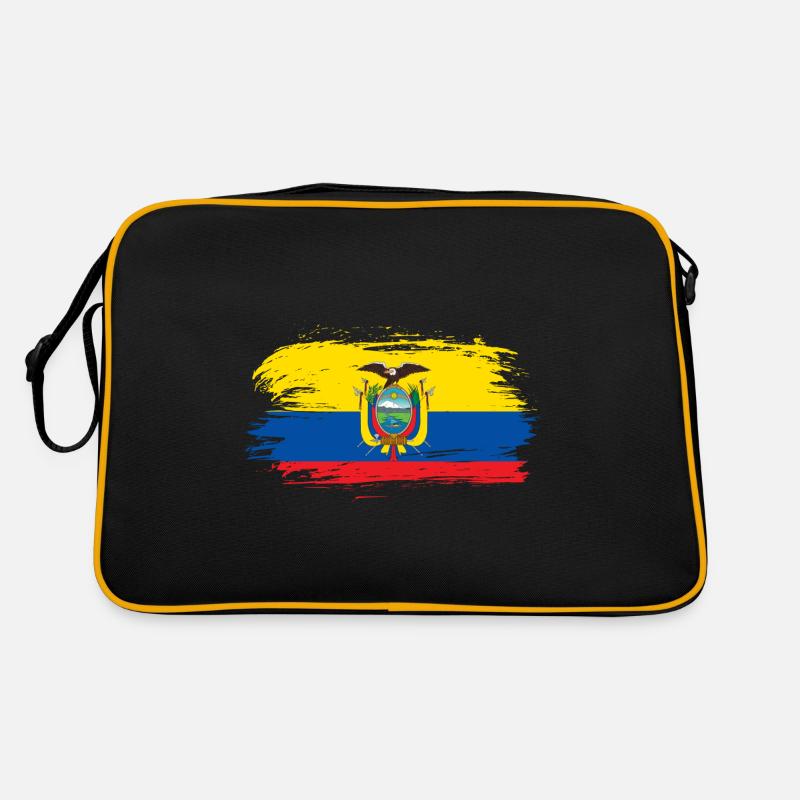 Drapeau drapeau Equateur Sac Retro