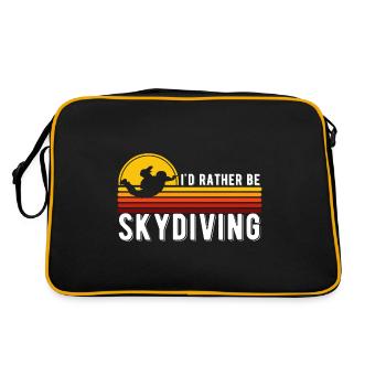 parachutist - Retro Bag - black/gold - Back