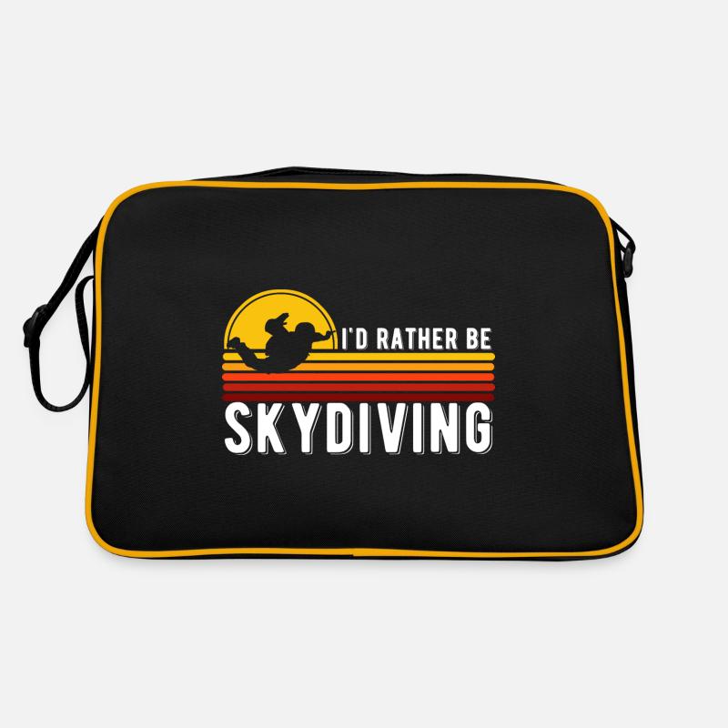 Fallschirmspringer Retro Tasche