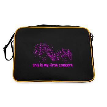 This is My First Concert 13 - Retro Bag - black/gold - Back