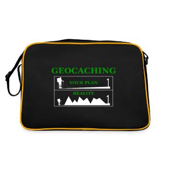 Géocaching - Sac Retro - noir/or - Dos
