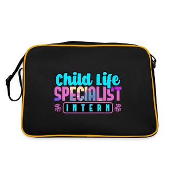 Child Life Specialist Intern - Retro Bag - black/gold - Back