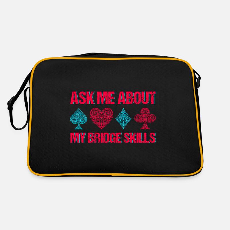 Posez-moi des questions sur mes compétences en bridge Sac Retro