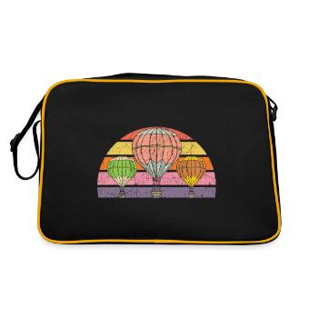 Amateur de montgolfière Balloon Ride Aeronaut - Sac Retro - noir/or - Dos