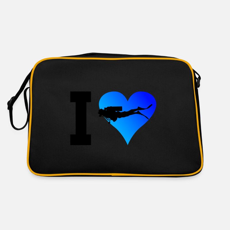 Scuba Divers Free Dive Divers Divers Retro Bag