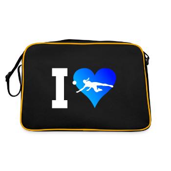Volley-ball volley-ball volley-ball - Sac Retro - noir/or - Dos