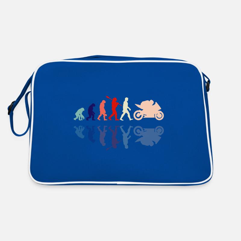 Motorcycle Evolution Vintage Shadow Biker Retro Tasche