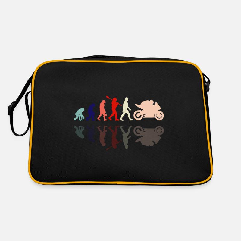 Motorcycle Evolution Vintage Shadow Biker Retro Tasche