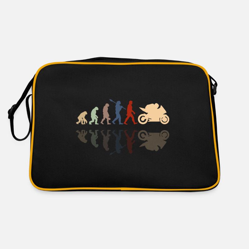 Motorcycle Evolution Vintage Shadow Biker Retro Tasche