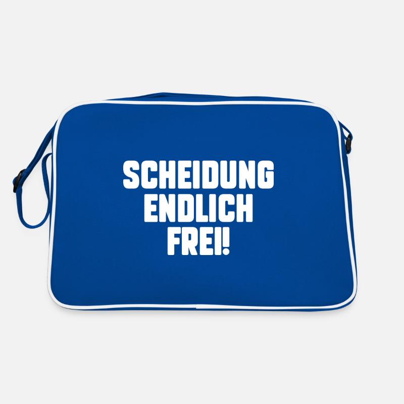 Geschieden Scheidung Scheidungsparty Retro Tasche