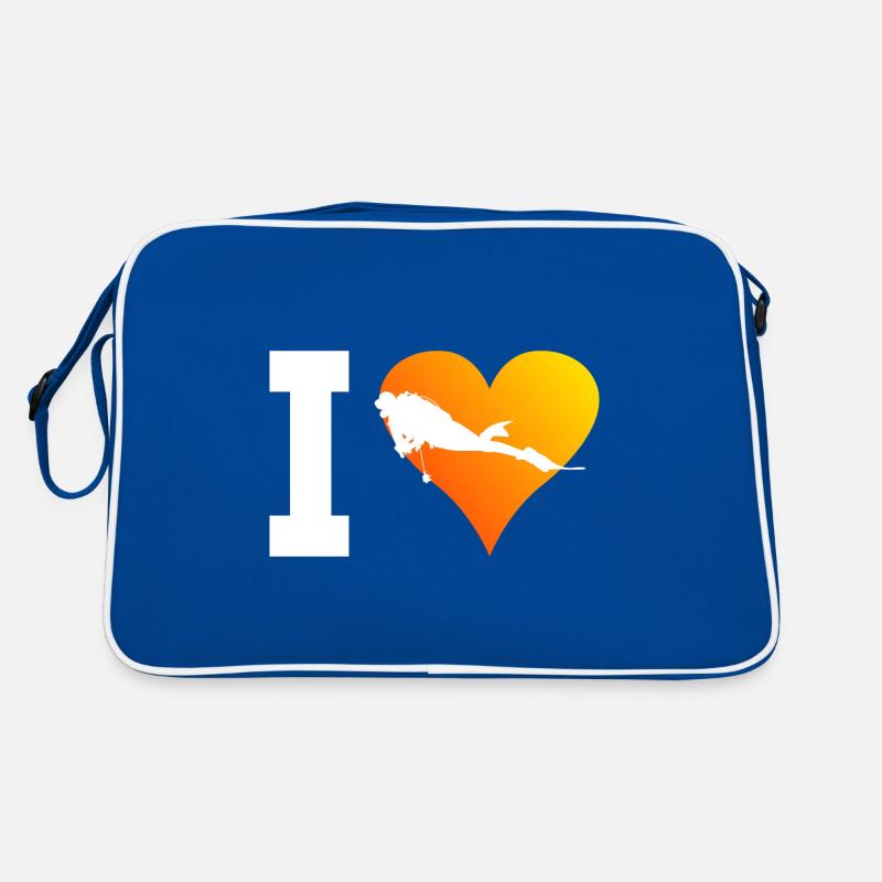 Diver Scuba Diving Diver Free Dive Scuba Diving Retro Bag