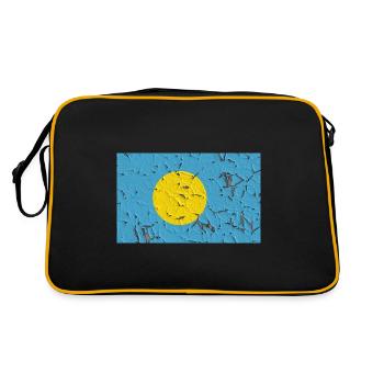 Cadeau pour Palau - Sac Retro - noir/or - Dos