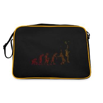 Paddle Court Paddle Tennis Women Paddle Tennis - Retro Bag - black/gold - Back