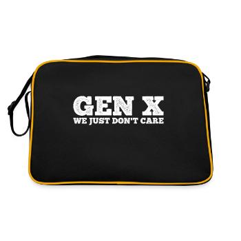 Gen X FAFO Generation X - Retro Tasche - Schwarz/Gold - Hinten