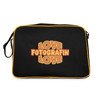 Photographe d’emploi - Sac Retro - noir/or - Dos
