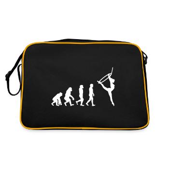 Aerial Hoop Lyra Zirkus Akrobatik Evolution - Retro Tasche - Schwarz/Gold - Hinten