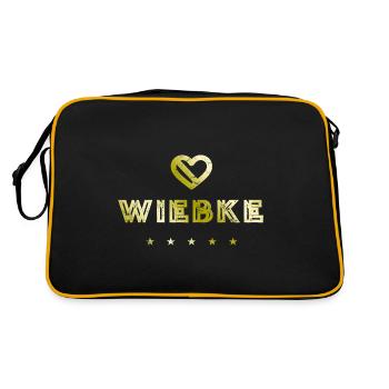 Wiebke Herz - Sac Retro - noir/or - Dos