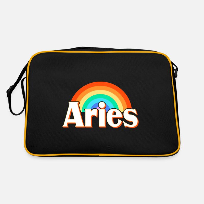 Sternzeichen Widder Retro Tasche