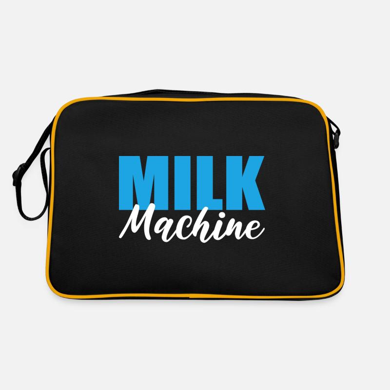 Milchmaschine Stillende Mutter Gift Retro Tasche
