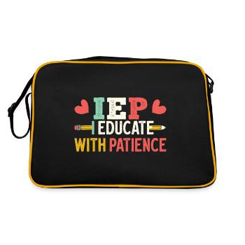 Promouvoir le progrès La vie d’une école spéciale - Sac Retro - noir/or - Dos