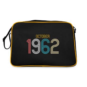 Octobre 1962 - Cadeau du 60e anniversaire. Légende. - Sac Retro - noir/or - Dos