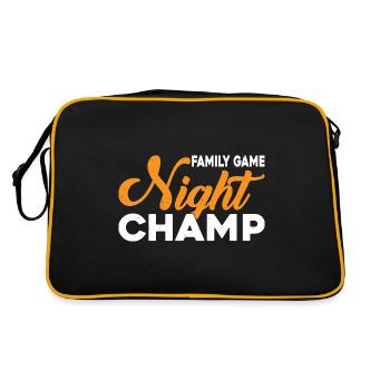 Family Game Night Champ 6 - Retro Bag - black/gold - Back