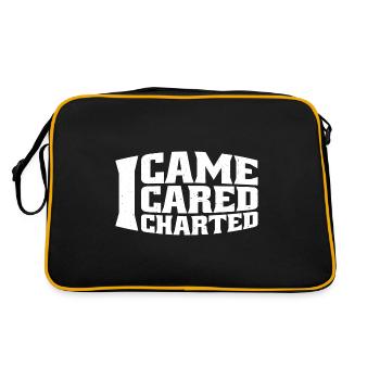 I Came I Cared I Charted 4 - Retro Bag - black/gold - Back