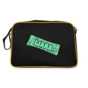 Name for Liara Birth name First name - Retro Bag - black/gold - Back