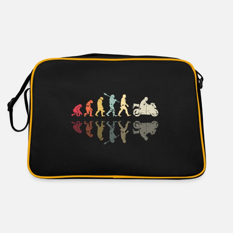 Motorcycle Evolution Vintage Superbike Biker Retro Tasche