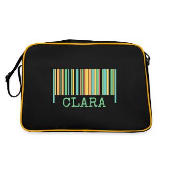 Cadeau pour Clara - Sac Retro - noir/or - Dos