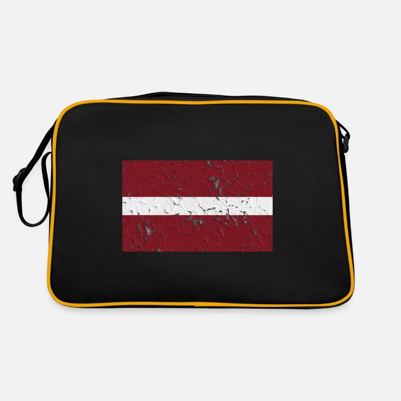 Gift for Latvia Retro Bag