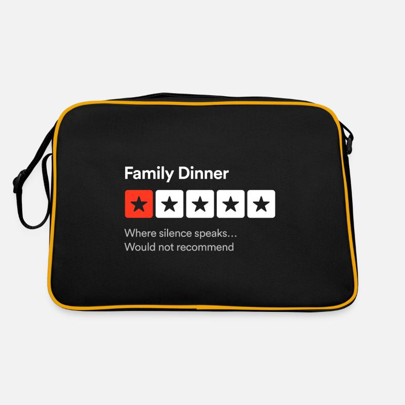 Family Dinner, Where silence speaks… Fun review Retro Bag