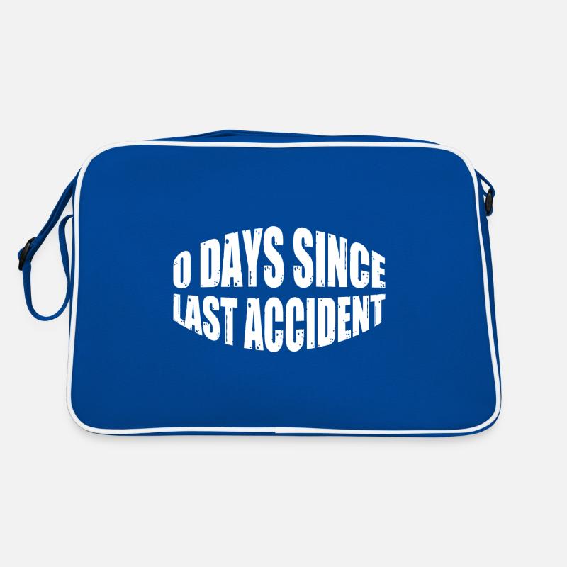 0 Days Since Last Accident 20 Retro Tasche