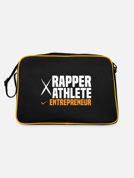 Rapper Athlete Entrepreneur 58 - Retro Bag - black/gold - Back