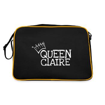 Cadeau pour Claire - Sac Retro - noir/or - Dos
