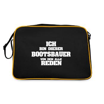 Boat builder - Retro Bag - black/gold - Back