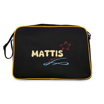 Cadeau Mattis - Sac Retro - noir/or - Dos