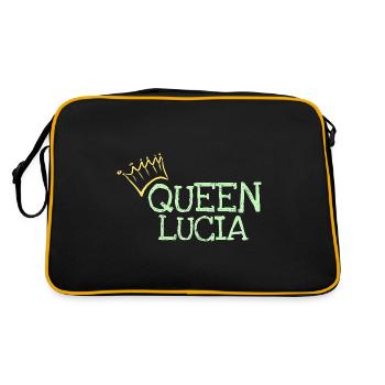 Cadeau pour Lucia - Sac Retro - noir/or - Dos