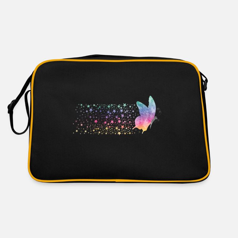 Butterfly - Rainbow Stardust Retro Bag