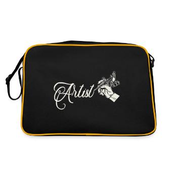 Tatouage Pen artiste tatouage encre art - Sac Retro - noir/or - Dos