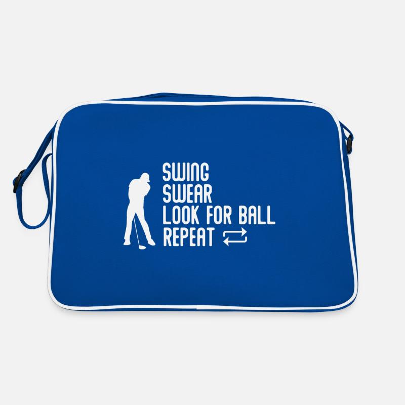 Golf sarcastique blague golf golf golf Sac Retro