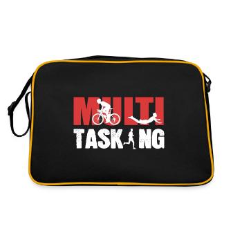 Multitasking Cyclist Poison - Retro Bag - black/gold - Back