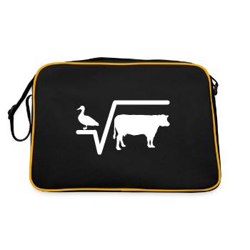 Computer Scientist Computer Science Programmer Nerd Geek - Retro Bag - black/gold - Back
